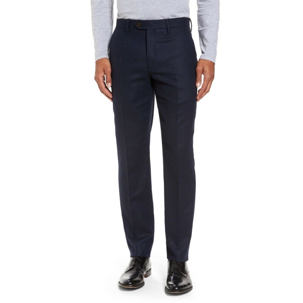 Ted Baker London Glentro Wool Blend Trousers